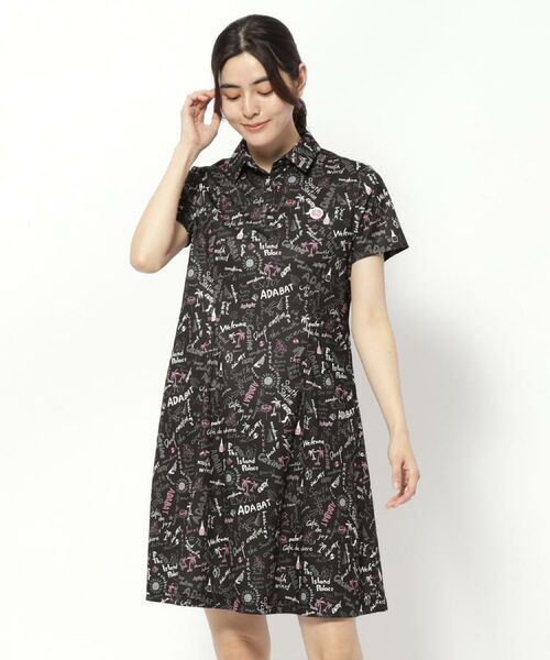 adabat / アダバット ワンピース | UVカット/吸水速乾 クールコアサマープリントワンピース | 詳細1