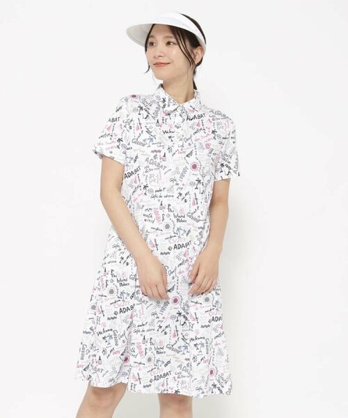adabat / アダバット ワンピース | UVカット/吸水速乾 クールコアサマープリントワンピース | 詳細19