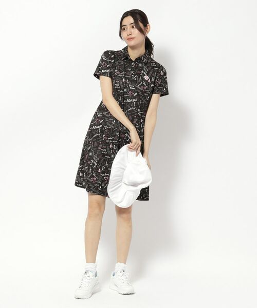 adabat / アダバット ワンピース | UVカット/吸水速乾 クールコアサマープリントワンピース | 詳細4