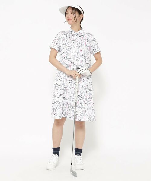 adabat / アダバット ワンピース | UVカット/吸水速乾 クールコアサマープリントワンピース | 詳細8