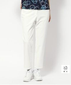 アダバット　花柄　パンツ 美品】アダバット ショートパンツ 白×ネイビー 花柄 ストレッチ