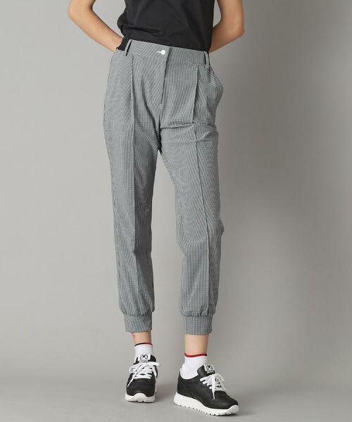 adabat / アダバット ショート・ハーフ・半端丈パンツ | 【新レーベル ADABAT NAVY】接触冷感 ハウンドトゥーススリムジョガー | 詳細1