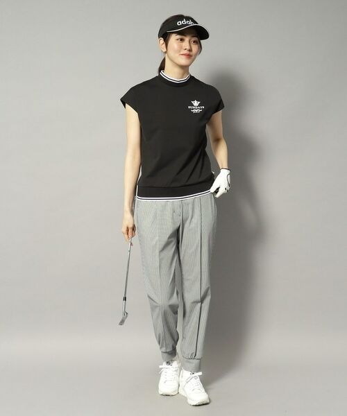 adabat / アダバット ショート・ハーフ・半端丈パンツ | 【新レーベル ADABAT NAVY】接触冷感 ハウンドトゥーススリムジョガー | 詳細10