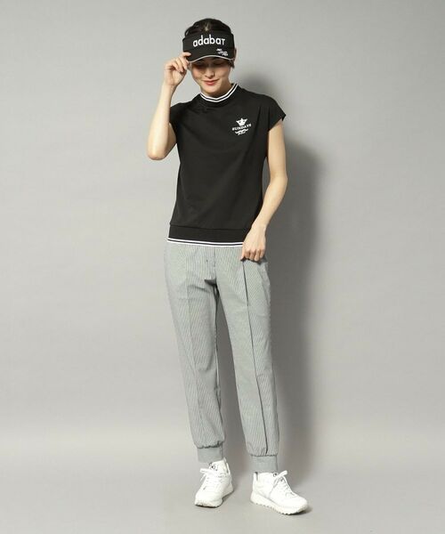 adabat / アダバット ショート・ハーフ・半端丈パンツ | 【新レーベル ADABAT NAVY】接触冷感 ハウンドトゥーススリムジョガー | 詳細11