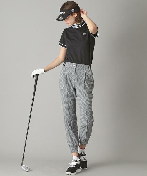 adabat / アダバット ショート・ハーフ・半端丈パンツ | 【新レーベル ADABAT NAVY】接触冷感 ハウンドトゥーススリムジョガー | 詳細5