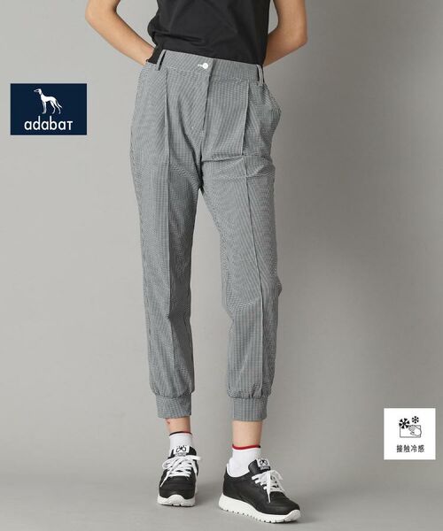 adabat/アダバット 【新レーベル ADABAT NAVY】接触冷感 ハウンドトゥーススリムジョガー ブラック(119) 40(L) adabat/アダバット 【新レーベル ADABAT NAVY】接触冷感 ハウンドトゥーススリムジョガー ブラック(119) 40(L)