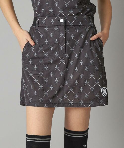 adabat / アダバット ミニ・ひざ丈スカート | 【新レーベル ADABAT NAVY】吸水速乾 フルールドリスストレッチスカート | 詳細1