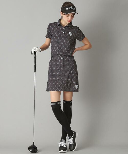 adabat / アダバット ミニ・ひざ丈スカート | 【新レーベル ADABAT NAVY】吸水速乾 フルールドリスストレッチスカート | 詳細28