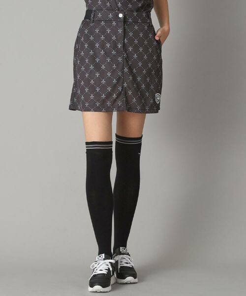 adabat / アダバット ミニ・ひざ丈スカート | 【新レーベル ADABAT NAVY】吸水速乾 フルールドリスストレッチスカート | 詳細4