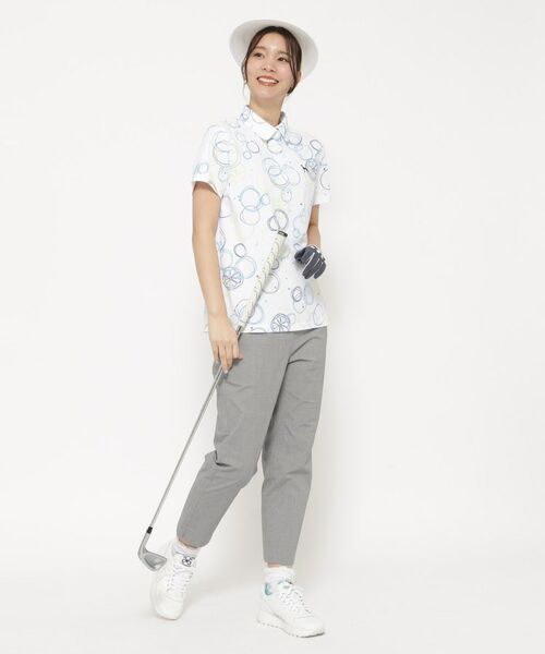 adabat / アダバット ショート・ハーフ・半端丈パンツ | 接触冷感 クールタッチ千鳥クロップドパンツ | 詳細4