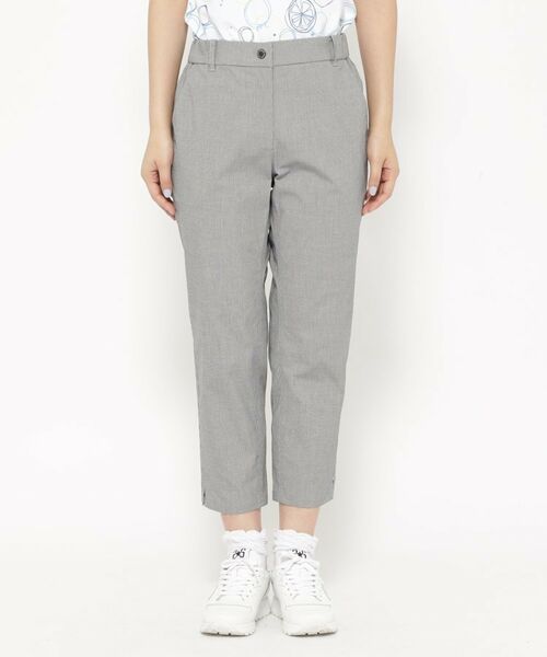 adabat / アダバット ショート・ハーフ・半端丈パンツ | 接触冷感 クールタッチ千鳥クロップドパンツ | 詳細6