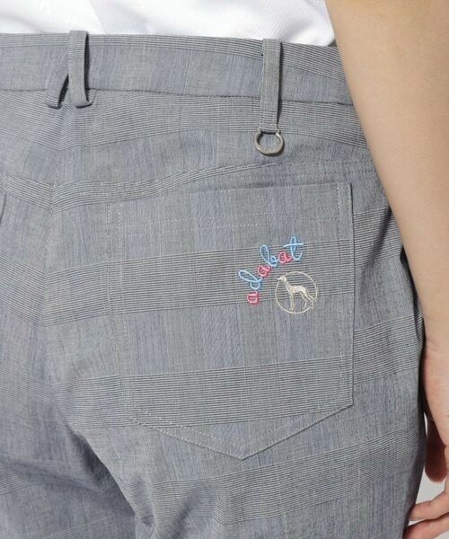 adabat / アダバット パンツ | UVカット/接触冷感 クールタッチグレンチェックストレートパンツ | 詳細10