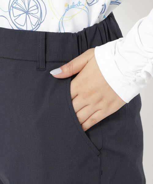 adabat / アダバット ショート・ハーフ・半端丈パンツ | UVカット/接触冷感 クールタッチグレンチェッククロップドパンツ | 詳細14
