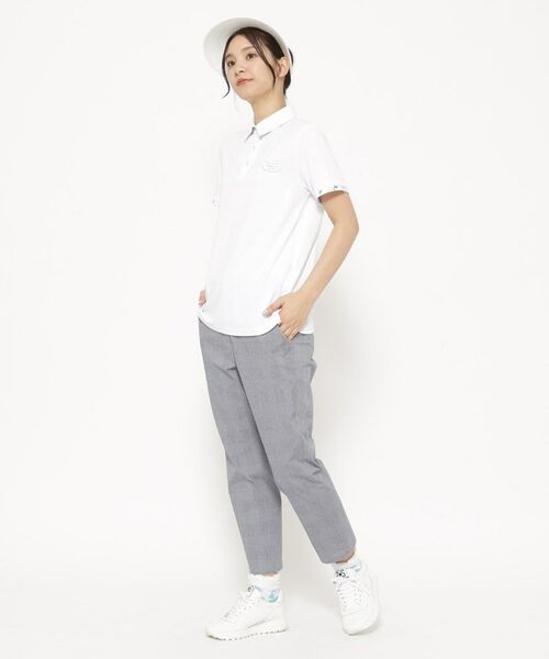 adabat / アダバット ショート・ハーフ・半端丈パンツ | UVカット/接触冷感 クールタッチグレンチェッククロップドパンツ | 詳細3