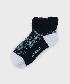 adabat / アダバット ソックス | フレンチドローイングショートソックス