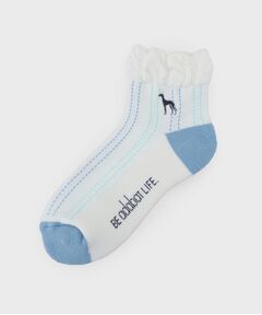 adabat / アダバット ソックス | フレンチストライプショートソックス