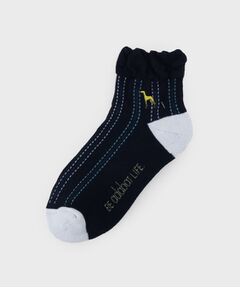 adabat / アダバット ソックス | フレンチストライプショートソックス