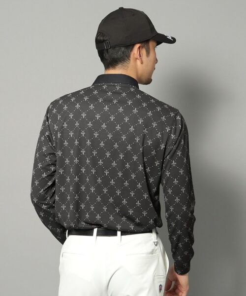 adabat / アダバット ポロシャツ | 【新レーベル ADABAT NAVY】吸水速乾 フルールドリス長袖ポロシャツ | 詳細1