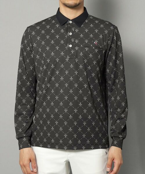 adabat / アダバット ポロシャツ | 【新レーベル ADABAT NAVY】吸水速乾 フルールドリス長袖ポロシャツ | 詳細10