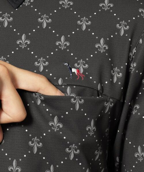 adabat / アダバット ポロシャツ | 【新レーベル ADABAT NAVY】吸水速乾 フルールドリス長袖ポロシャツ | 詳細14