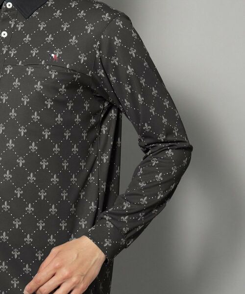 adabat / アダバット ポロシャツ | 【新レーベル ADABAT NAVY】吸水速乾 フルールドリス長袖ポロシャツ | 詳細15