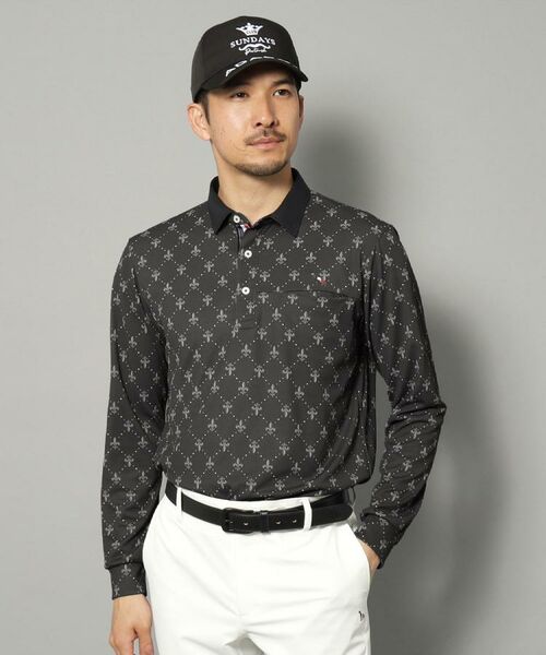 adabat / アダバット ポロシャツ | 【新レーベル ADABAT NAVY】吸水速乾 フルールドリス長袖ポロシャツ | 詳細18