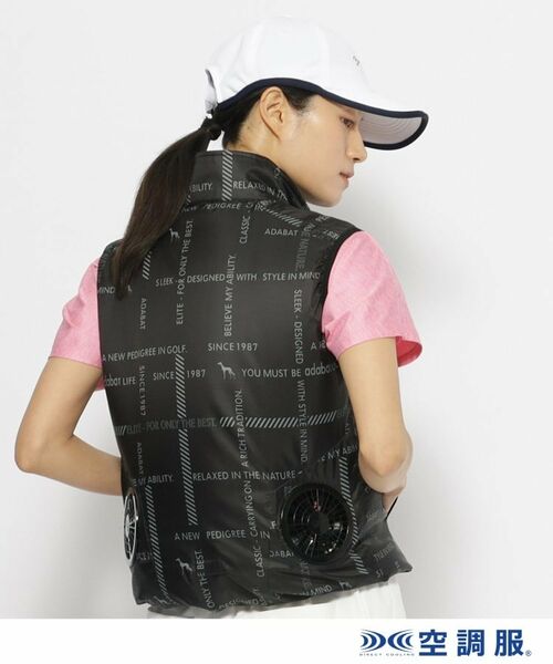 adabat / アダバット ベスト | 【ファン別売り】「空調服（R）」ロゴチェックベスト | 詳細1