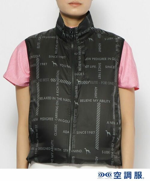 adabat / アダバット ベスト | 【ファン別売り】「空調服（R）」ロゴチェックベスト | 詳細5