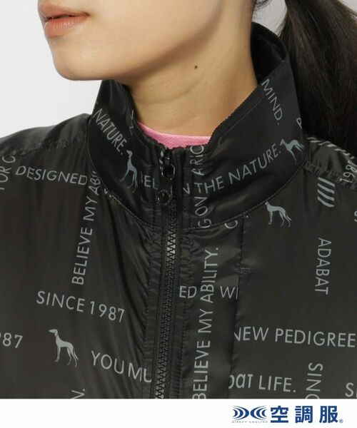 adabat / アダバット ベスト | 【ファン別売り】「空調服（R）」ロゴチェックベスト | 詳細8