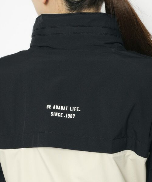 adabat / アダバット レザーブルゾン・ジャケット | 撥水加工 バイカラーレインブルゾン | 詳細10