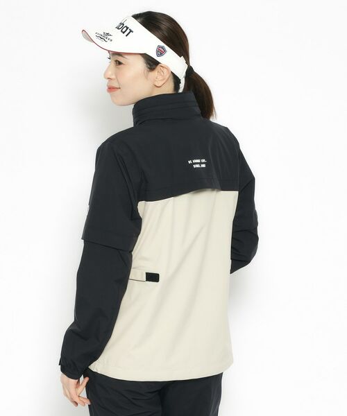 adabat / アダバット レザーブルゾン・ジャケット | 撥水加工 バイカラーレインブルゾン | 詳細2