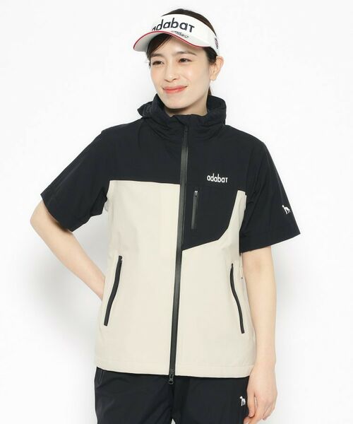 adabat / アダバット レザーブルゾン・ジャケット | 撥水加工 バイカラーレインブルゾン | 詳細23