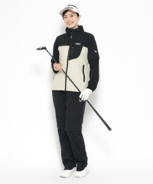 adabat / アダバット レザーブルゾン・ジャケット | 撥水加工 バイカラーレインブルゾン | 詳細4