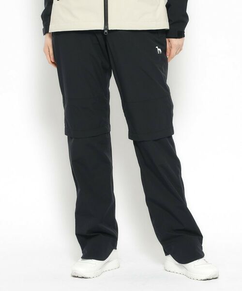 adabat/アダバット 撥水加工 アジャスタブルレインパンツ ブラック(019) 38(M) adabat/アダバット 撥水加工 アジャスタブルレインパンツ ブラック(019) 38(M)