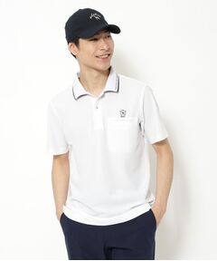 アダバットメンズウェアセット（ポロシャツ、Tシャツ、ベスト）7枚 UVカット／吸水速乾】千鳥柄 ポケットあり 半袖ポロシャツ
