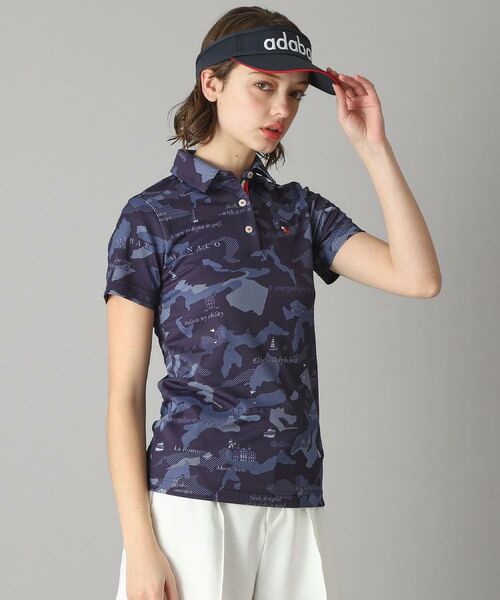 adabat / アダバット ポロシャツ | 【新レーベル ADABAT NAVY】UVカット／吸水速乾 モナコリンクスプリントポロシャツ | 詳細21