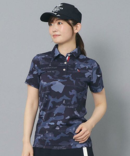 adabat / アダバット ポロシャツ | 【新レーベル ADABAT NAVY】UVカット／吸水速乾 モナコリンクスプリントポロシャツ | 詳細27