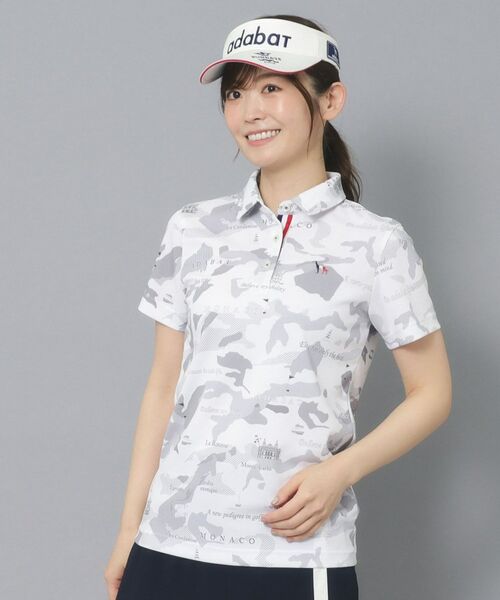 adabat / アダバット ポロシャツ | 【新レーベル ADABAT NAVY】UVカット／吸水速乾 モナコリンクスプリントポロシャツ | 詳細7