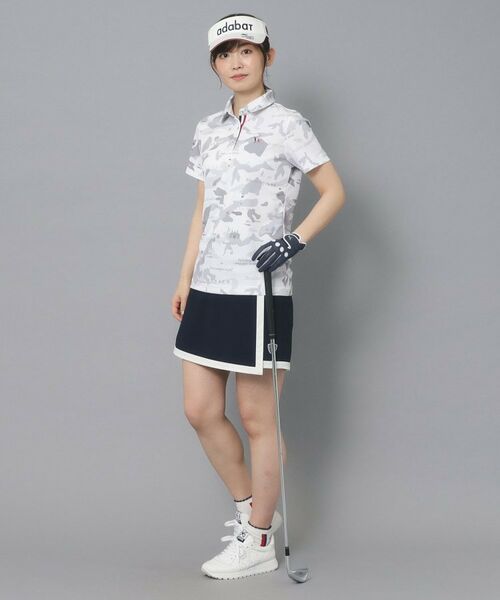 adabat / アダバット ポロシャツ | 【新レーベル ADABAT NAVY】UVカット／吸水速乾 モナコリンクスプリントポロシャツ | 詳細9