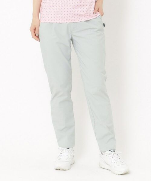 adabat / アダバット パンツ | ワンタック ストレートパンツ（ライトグレー(011)）