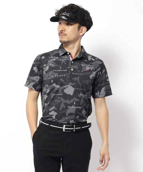 adabat / アダバット ポロシャツ | 【新レーベル ADABAT NAVY】UVカット／吸水速乾 モナコリンクスプリントポロシャツ | 詳細5