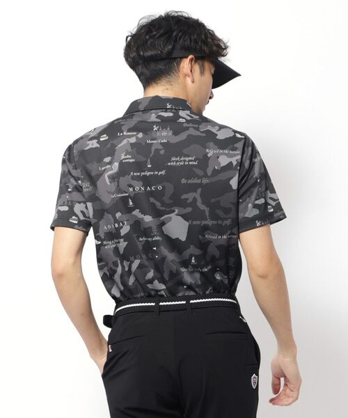 adabat / アダバット ポロシャツ | 【新レーベル ADABAT NAVY】UVカット／吸水速乾 モナコリンクスプリントポロシャツ | 詳細6