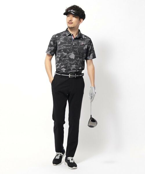 adabat / アダバット ポロシャツ | 【新レーベル ADABAT NAVY】UVカット／吸水速乾 モナコリンクスプリントポロシャツ | 詳細8