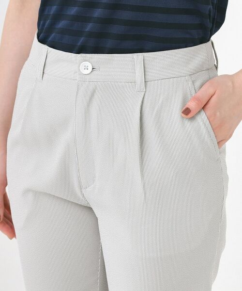 adabat / アダバット ショート・ハーフ・半端丈パンツ | シアサッカーテーパードパンツ | 詳細12