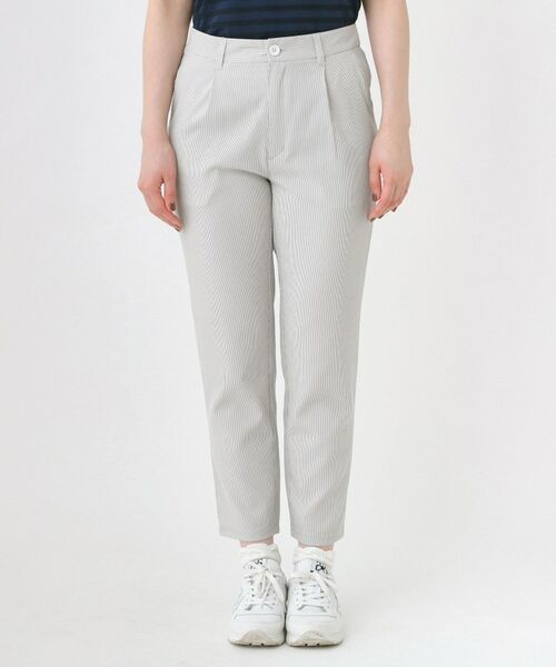 adabat / アダバット ショート・ハーフ・半端丈パンツ | シアサッカーテーパードパンツ | 詳細9