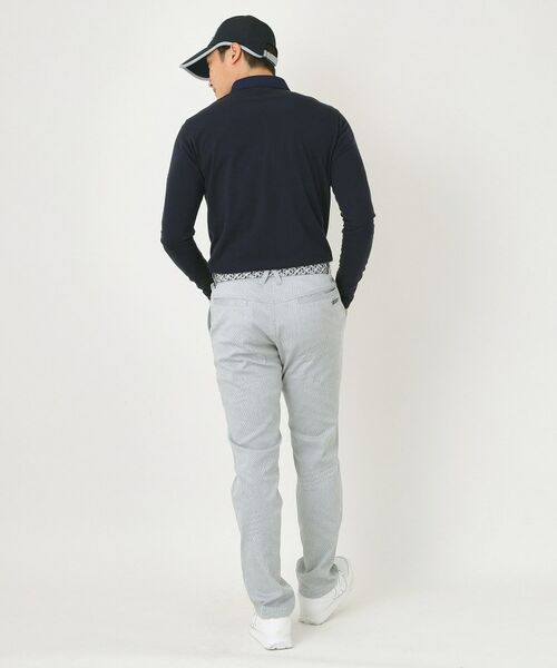 adabat / アダバット ポロシャツ | 【吸湿発熱】小紋ジャカード長袖ポロシャツ | 詳細18