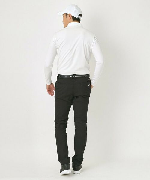 adabat / アダバット ポロシャツ | 【吸湿発熱】小紋ジャカード長袖ポロシャツ | 詳細2