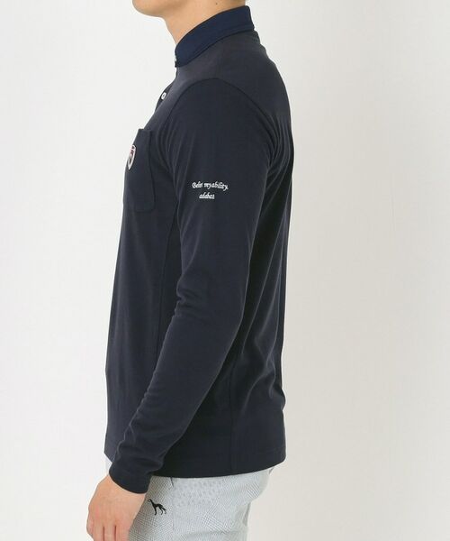 adabat / アダバット ポロシャツ | 【吸湿発熱】小紋ジャカード長袖ポロシャツ | 詳細22