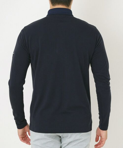 adabat / アダバット ポロシャツ | 【吸湿発熱】小紋ジャカード長袖ポロシャツ | 詳細23