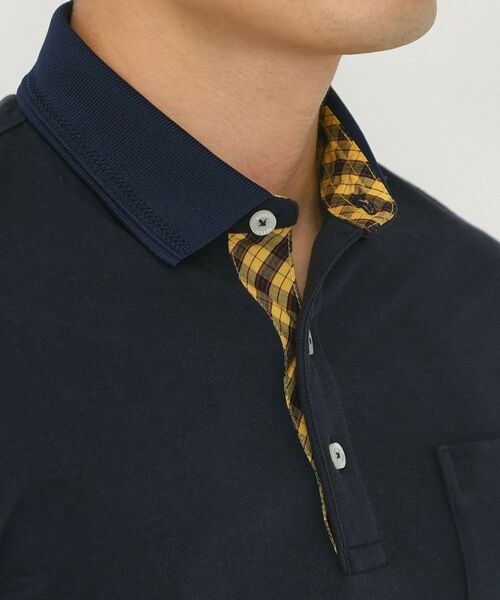 adabat / アダバット ポロシャツ | 【吸湿発熱】小紋ジャカード長袖ポロシャツ | 詳細27